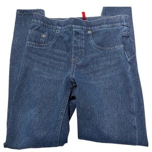 SPANX Ready To Wow Jeans Jeggings #2420 Indigo Rinse Size Small.